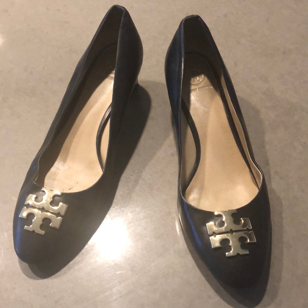 Tory Burch Logo Pumps, US 9 🎉🎉💃🏽